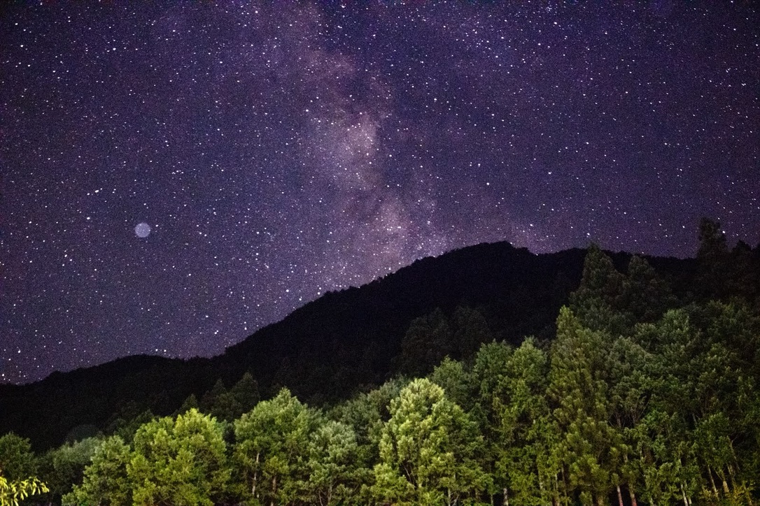 Amazing night sky views