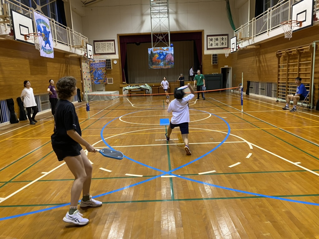 Pickleball activity at Shimonanosato