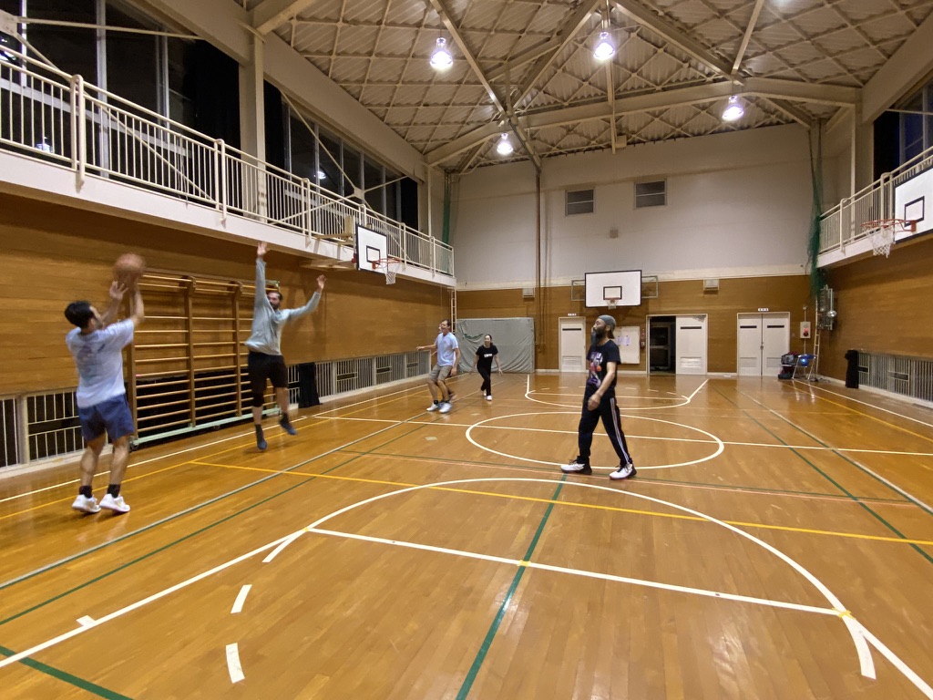Basketball activity at Shimonanosato