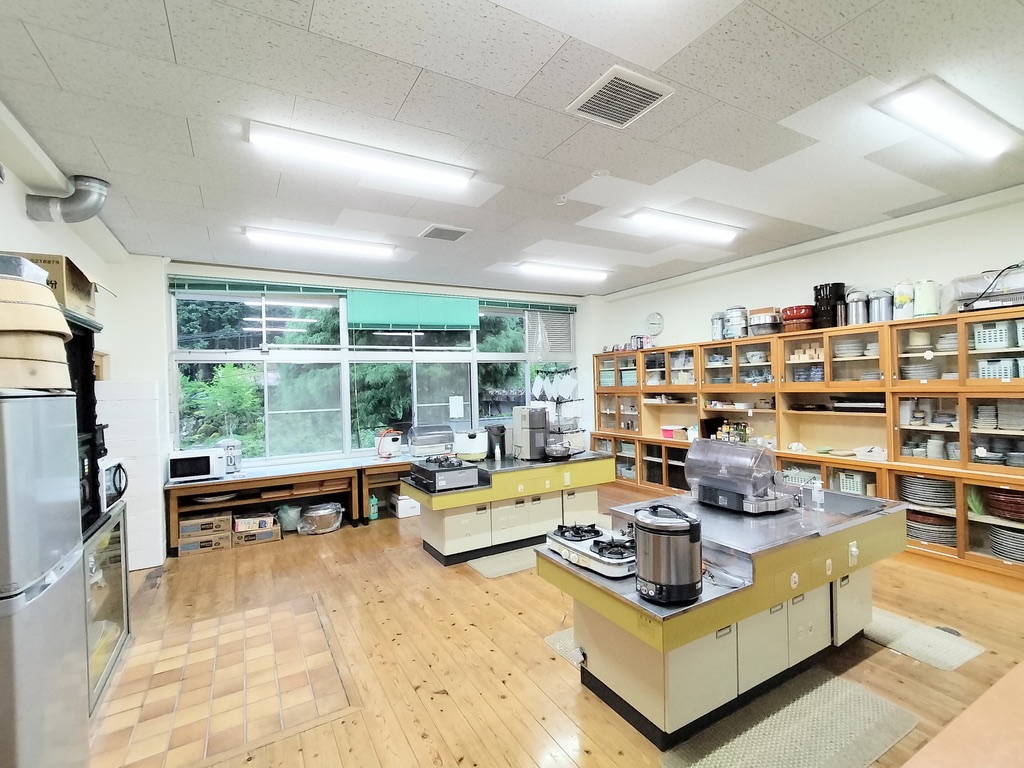 Shared kitchen at Shimonanosato